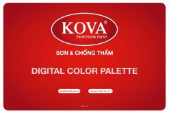 Bảng màu sơn phủ KOVA